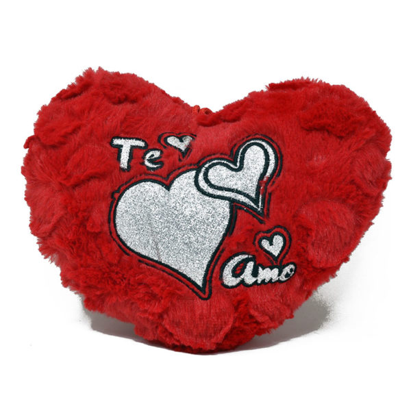 PELUCHE CORAZON TE AMO GLITTER Hiperfiesta